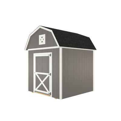 8x8 Lofted Barn with LP Smart Siding and Shingle Roof - 800 L