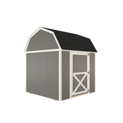 8x8 Lofted Barn with LP Smart Siding and Shingle Roof - 801 L