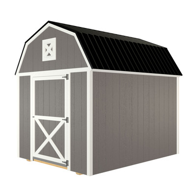 8x10 Lofted Barn with LP Smart Siding and Metal Roof - 800 C