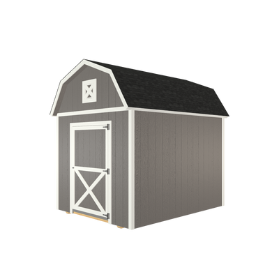 8x10 Lofted Barn with LP Smart Siding and Shingle Roof - 800 L