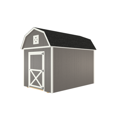 8x12 Lofted Barn with LP Smart Siding and Shingle Roof - 800 L