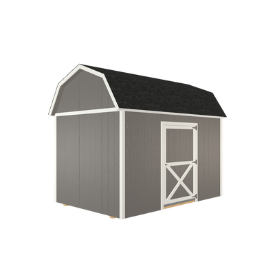 8x12 Lofted Barn with LP Smart Siding and Shingle Roof - 801 L