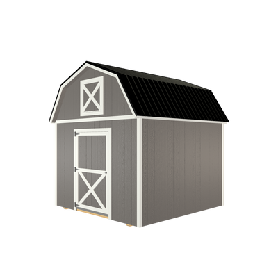 10x10 Lofted Barn with LP Smart Siding and Metal Roof - 800 L