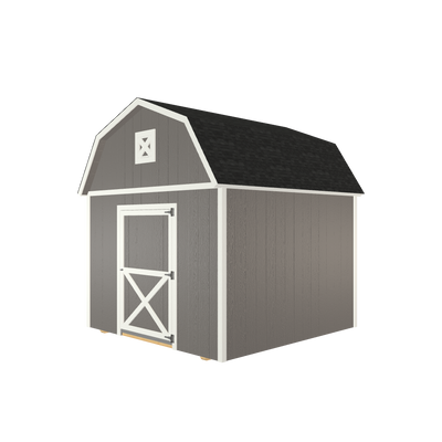 10x10 Lofted Barn with LP Smart Siding and Shingle Roof - 800 L