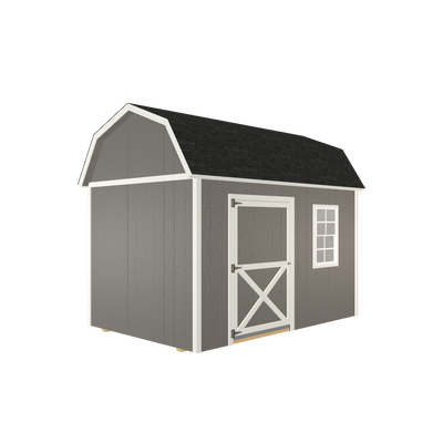 8x12 Lofted Barn with LP Smart Siding and Shingle Roof - 804 L