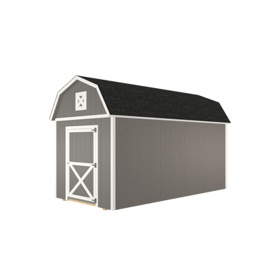 8x16 Lofted Barn with LP Smart Siding and Shingle Roof - 800 L