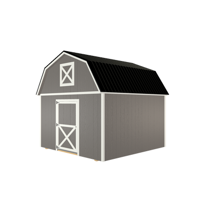 12x12 Lofted Barn with LP Smart Siding and Metal Roof - 800 L