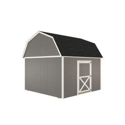 12x12 Lofted Barn with LP Smart Siding and Shingle Roof - 801 C