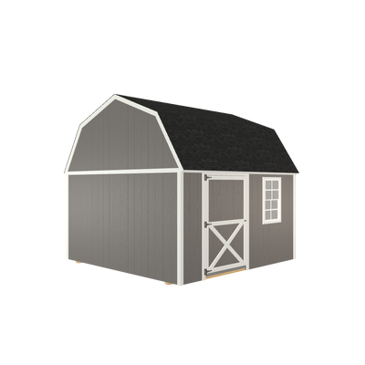12x12 Lofted Barn with LP Smart Siding and Shingle Roof - 804 C
