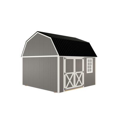 12x12 Lofted Barn with LP Smart Side and Metal Roof - 800 C with