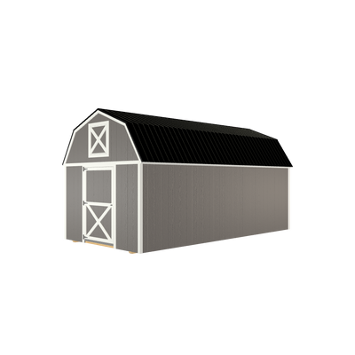 10x20 Lofted Barn with LP Smart Siding and Metal Roof - 800 C