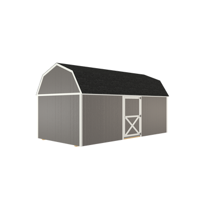 10x20 Lofted Barn with LP Smart Siding and Shingle Roof - 801 C