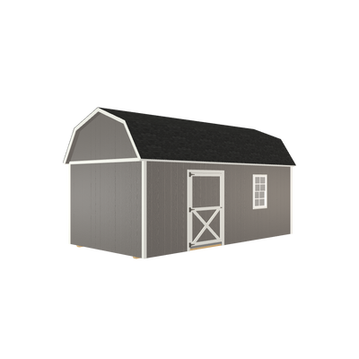 10x20 Lofted Barn with LP Smart Siding and Shingle Roof - 804 L