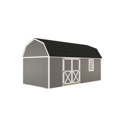 10x20 Lofted Barn with LP Smart Siding and Shingle Roof - 809 C