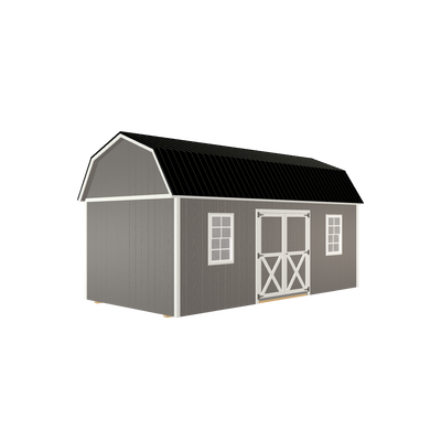 10x20 Lofted Barn with LP Smart Siding and Metal Roof - 810 L