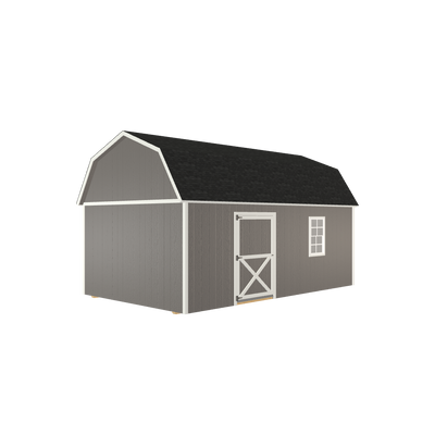 12x20 Lofted Barn with LP Smart Siding and Shingle Roof - 804 L