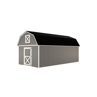 12x24 Lofted Barn with LP Smart Siding and Metal Roof - 800 L