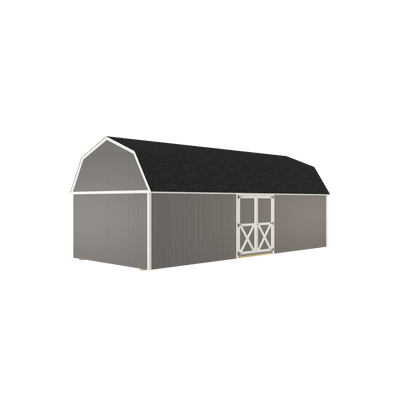 12x28 Lofted Barn with LP Smart Siding and Shingle Roof - 806 C