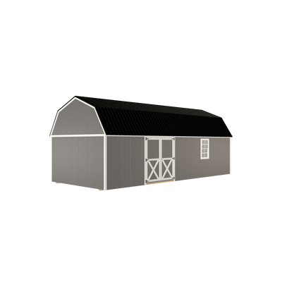 12x28 Lofted Barn with LP Smart Siding and Metal Roof - 809 C