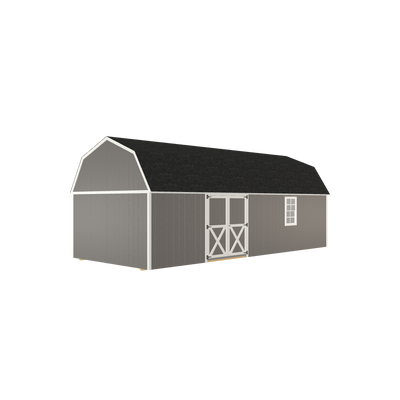 12x28 Lofted Barn with LP Smart Siding and Shingle Roof - 809 C