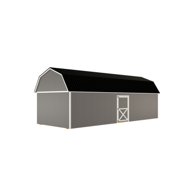 12x32 Lofted Barn with LP Smart Siding and Metal Roof - 801 L