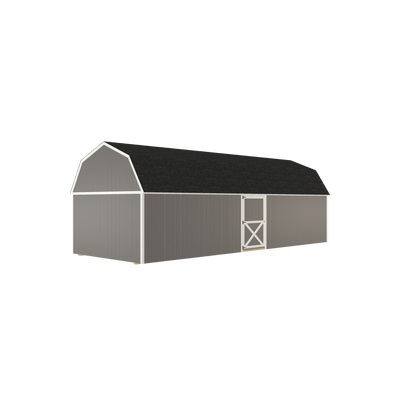 12x32 Lofted Barn with LP Smart Siding and Shingle Roof - 801 C