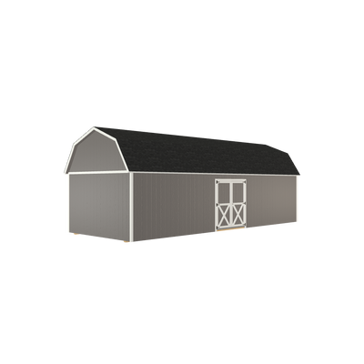 12x32 Lofted Barn with LP Smart Siding and Shingle Roof - 806 L