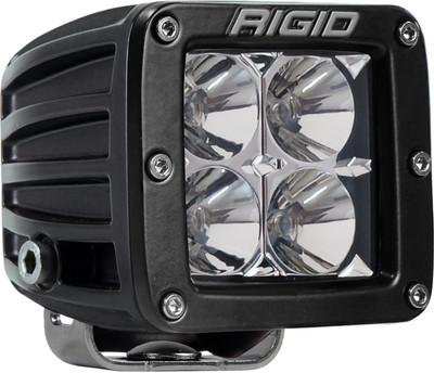 RIGID D-Series PRO LED Light, Flood Optic, Surface Mount, Single