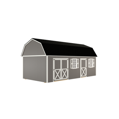 12x24 Lofted Barn Handyman with LP Smart Siding and Metal Roof - 812 L