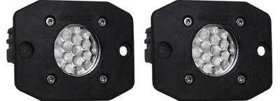 RIGID Ignite Back-Up Kit, Diffused Lens, Flush Mount, Black Housing, Pair