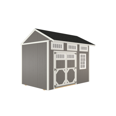 8x12 Garden Shed High Rock with LP Smart Siding and Shingle Roof - 815 L