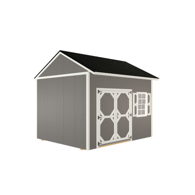 10x12 Garden Shed with LP Smart Siding and Metal Roof - 814 C