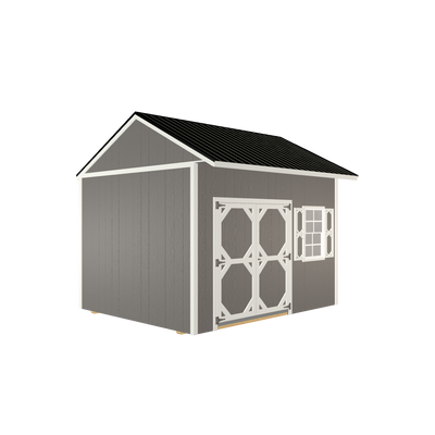 10x12 Garden Shed with LP Smart Siding and Metal Roof - 814 L