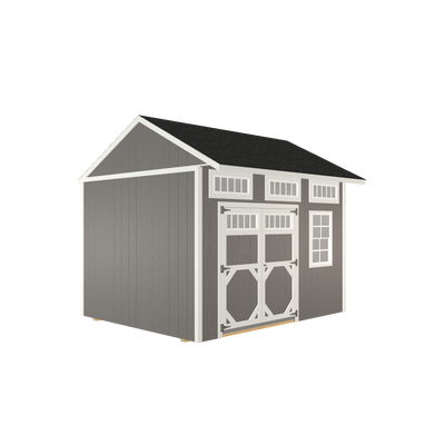 10x12 Garden Shed High Rock with LP Smart Siding and Shingle Roof - 815 L