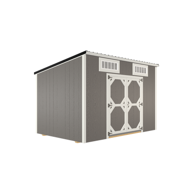 8x12 Lean-To with LP Smart Siding and Metal Roof - 817 L