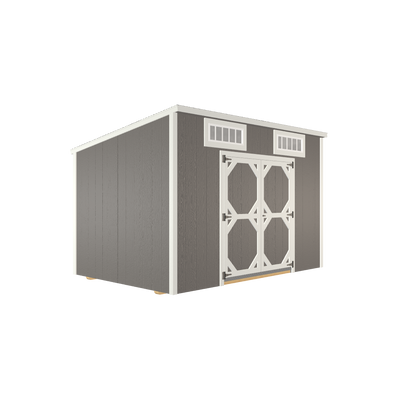 8x12 Lean-To with LP Smart Siding and Shingle Roof - 817 L