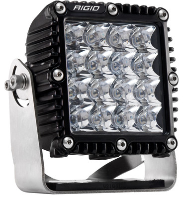 RIGID Q-Series PRO LED Light, Spot Optic, Black Housing, Single