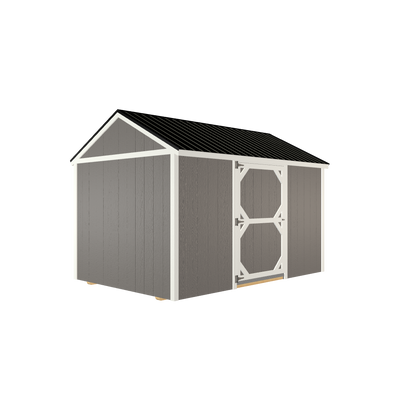 8x12 Tool Shed with LP Smart Siding and Metal Roof - 801 C