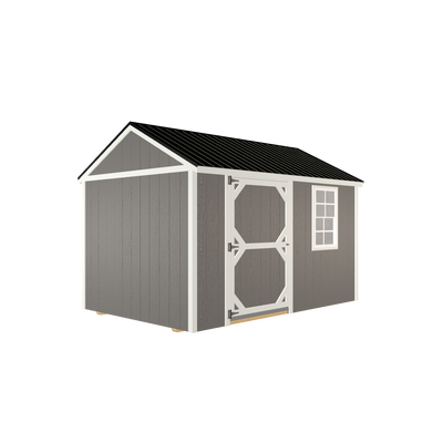 8x12 Tool Shed with LP Smart Siding and Metal Roof - 804 C