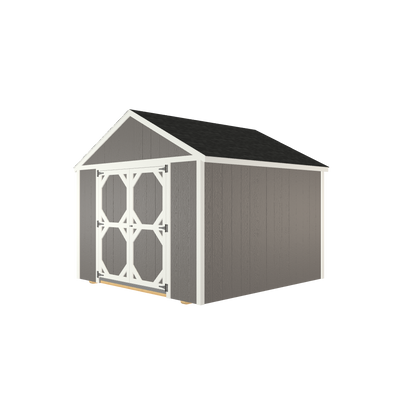 10x10 Tool Shed with LP Smart Siding and Shingle Roof - 805 C