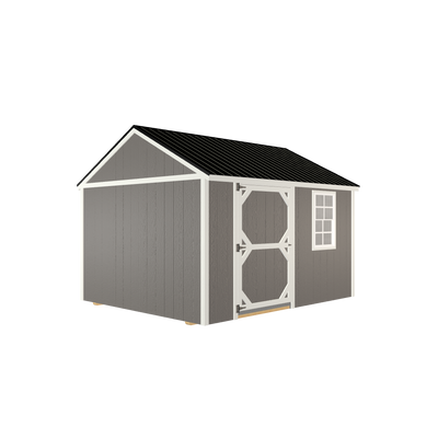 10x12 Tool Shed with LP Smart Siding and Metal Roof - 804 C
