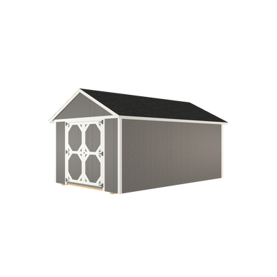 10x16 Tool Shed with LP Smart Siding and Shingle Roof - 800 L