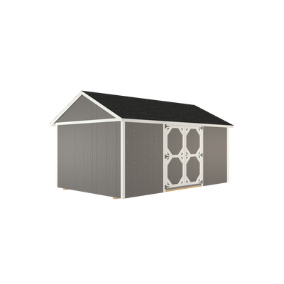 10x16 Tool Shed with LP Smart Siding and Shingle Roof - 806 L
