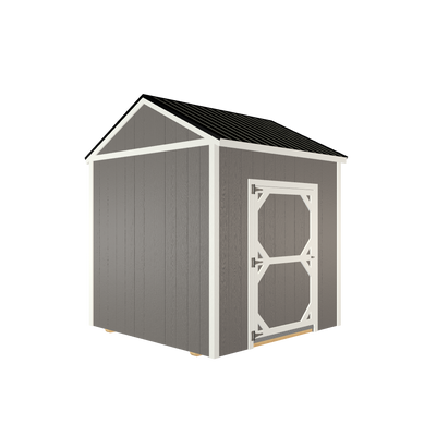 8x8 Utility with LP Smart Siding and Metal Roof - 801 C