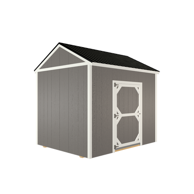 8x10 Utility with LP Smart Siding and Metal Roof - 801 C