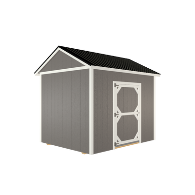 8x10 Utility with LP Smart Siding and Metal Roof - 801 L