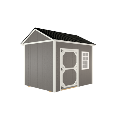 8x10 Utility with LP Smart Siding and Metal Roof - 804 L