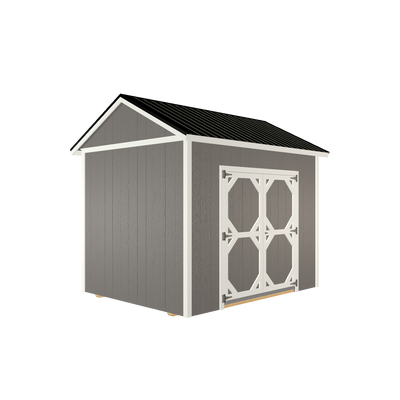 8x10 Utility with LP Smart Siding and Metal Roof - 806 L
