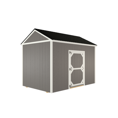 8x12 Utility with LP Smart Siding and Metal Roof - 801 C