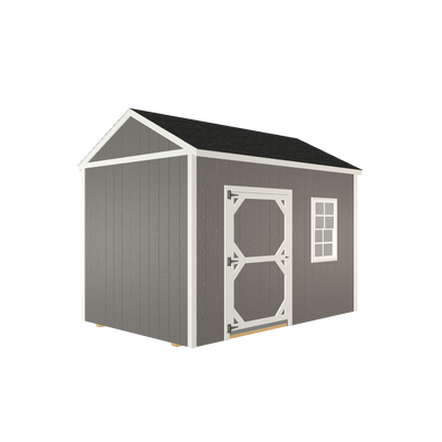 8x12 Utility with LP Smart Siding and Shingle Roof - 804 C
